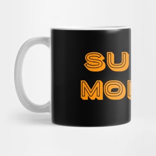 super momma text art Mug